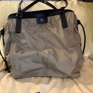 Authentic Burberry Nylon Tote with Dustbag
